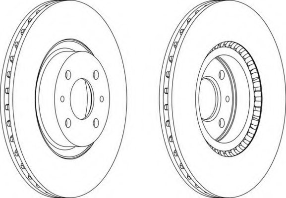 FERODO DDF220-1 Brake Disc